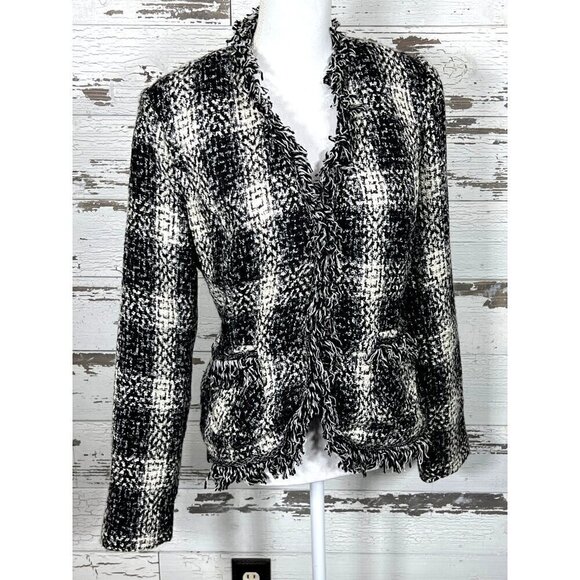 CABI Carol Anderson by Invitation Best In Show Tweed Jacket Sz 10 #909 EUC - Picture 2 of 12